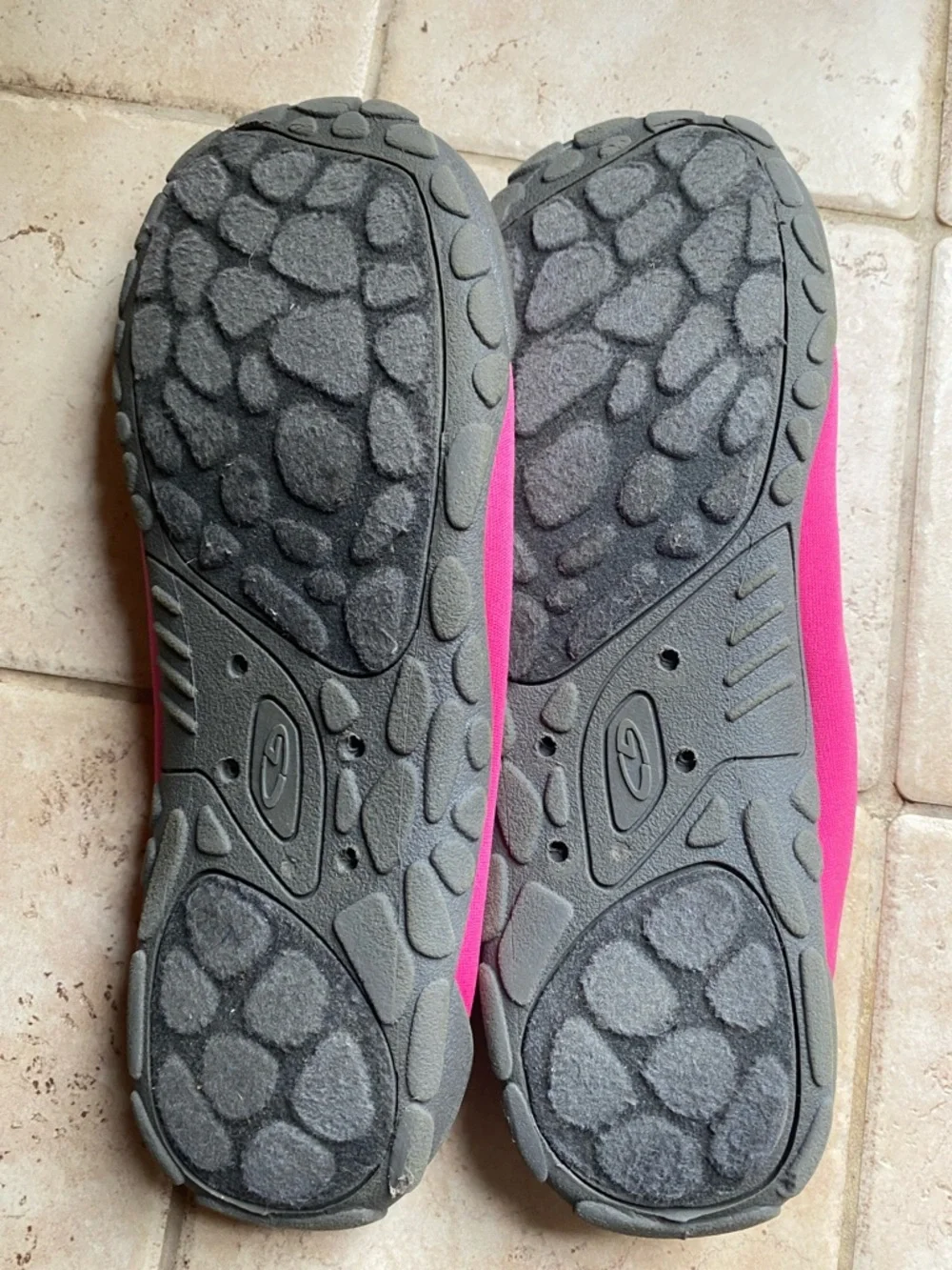Champion Gray and Pink Slip-On Water Shoes